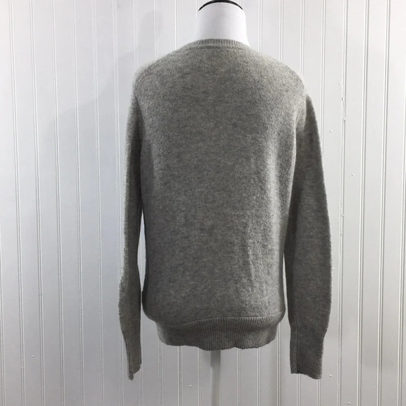 Madewell Gray Knit‎ Wrap Front Sweater Womens XS  PulloverIn Coziest Yarn - Picture 3 of 11
